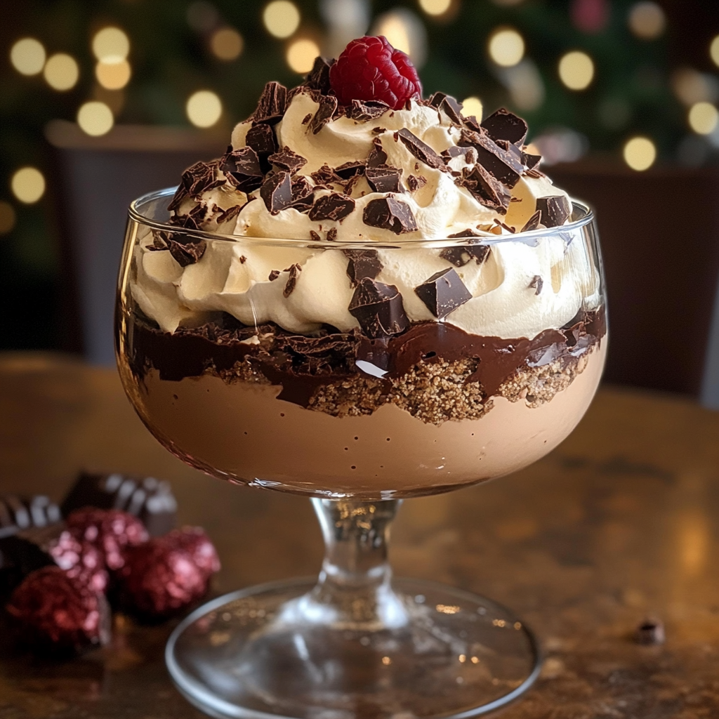 Baileys Chocolate Mousse Trifle