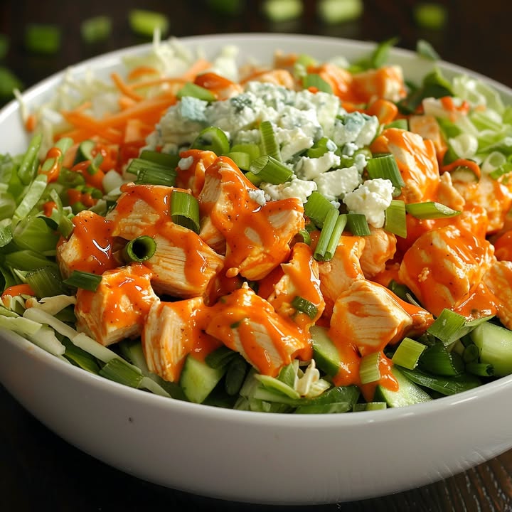 Gluten Free Buffalo Chicken Chopped Salad