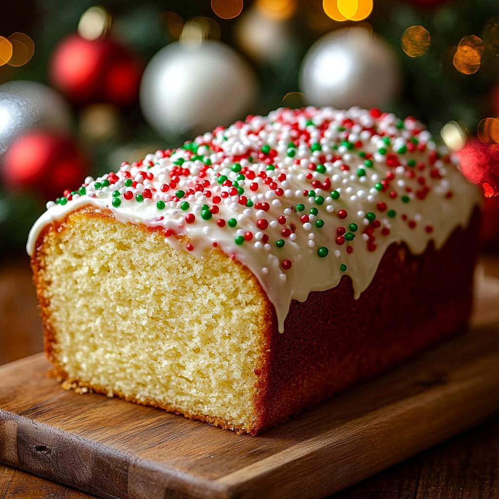 Christmas Ice Cream Bread