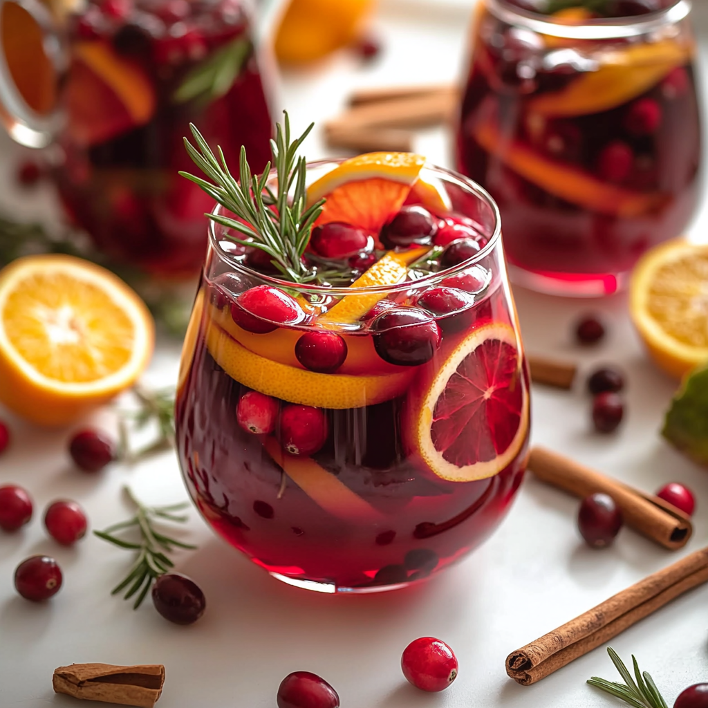 Non-Alcoholic Christmas Sangria
