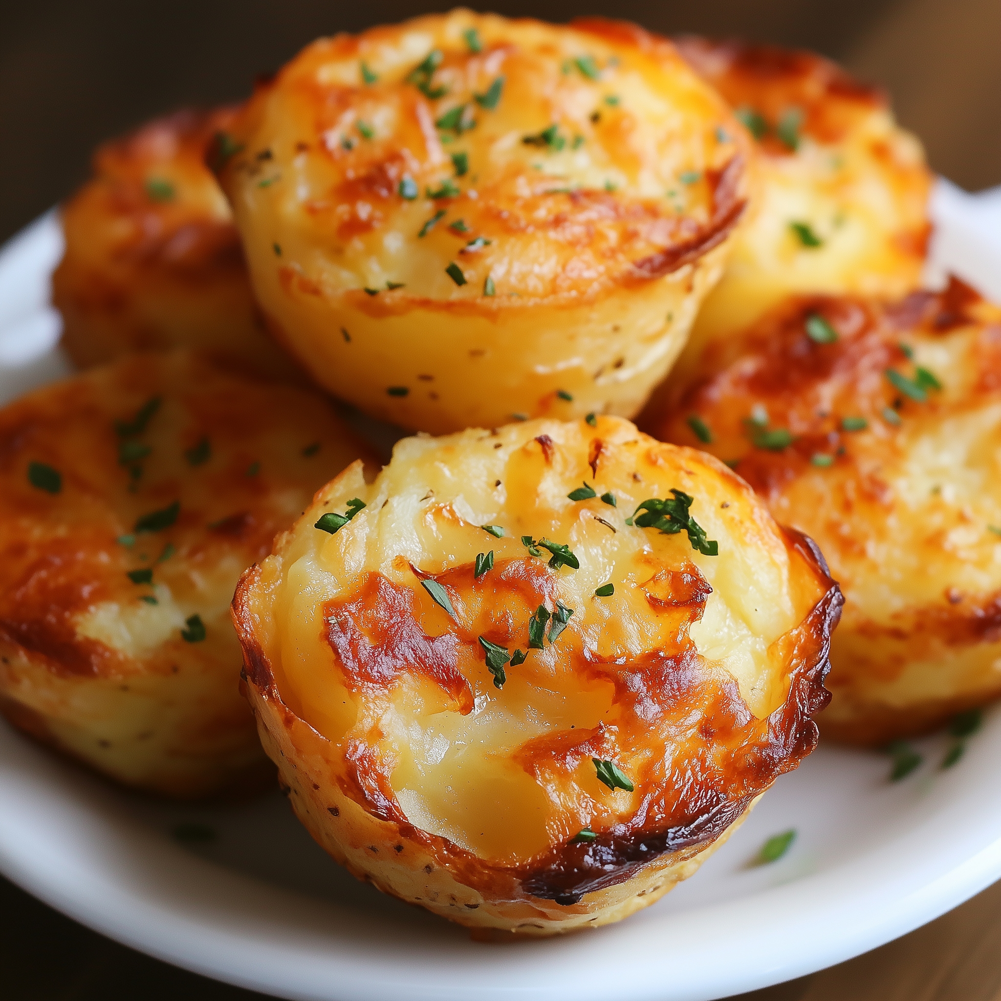 Cheesy Mashed Potato Puffs