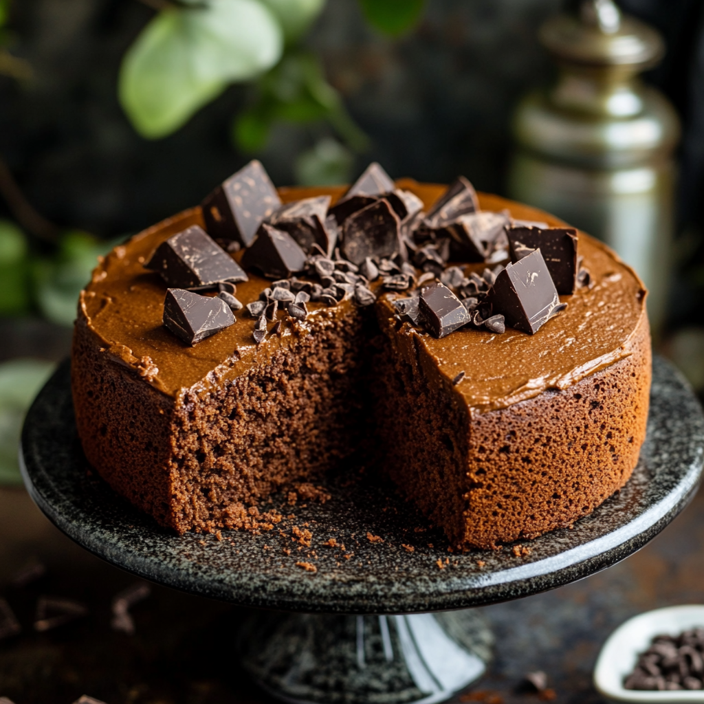 Healthy Sweet Potato Chocolate Cake