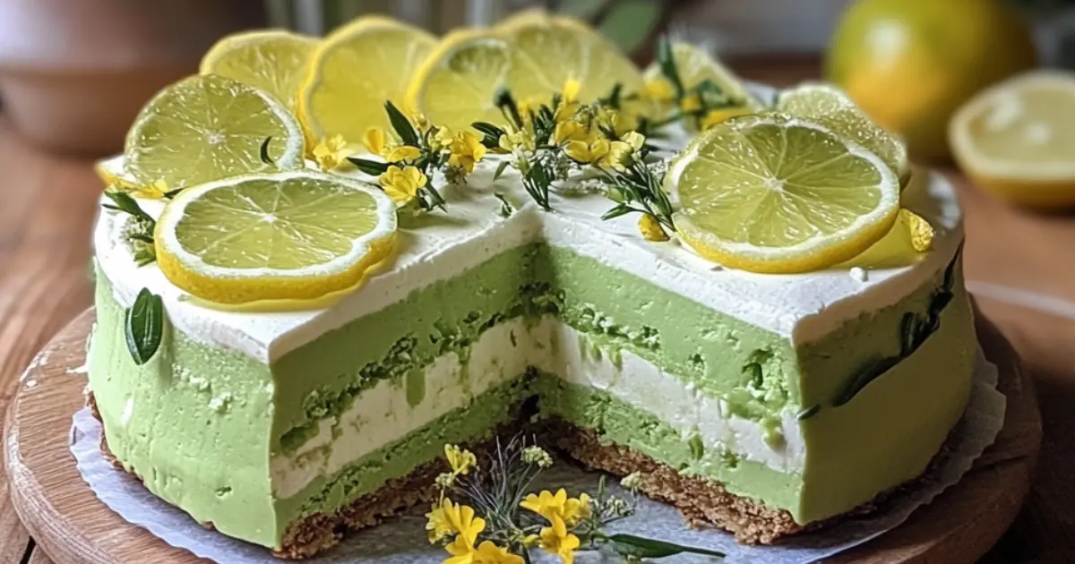 lime mousse cheesecake