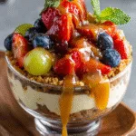 Caramel Crunch Cheesecake Fruit Salad Recipe