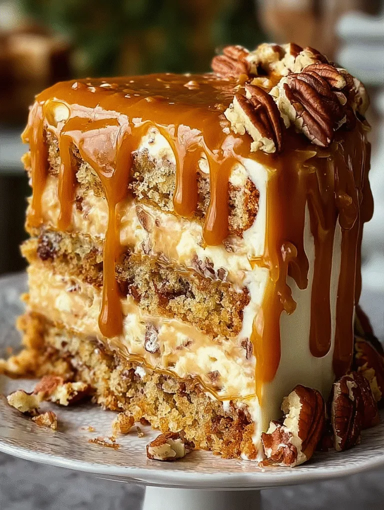 Caramel Pecan Cake: A Gooey, Decadent Delight