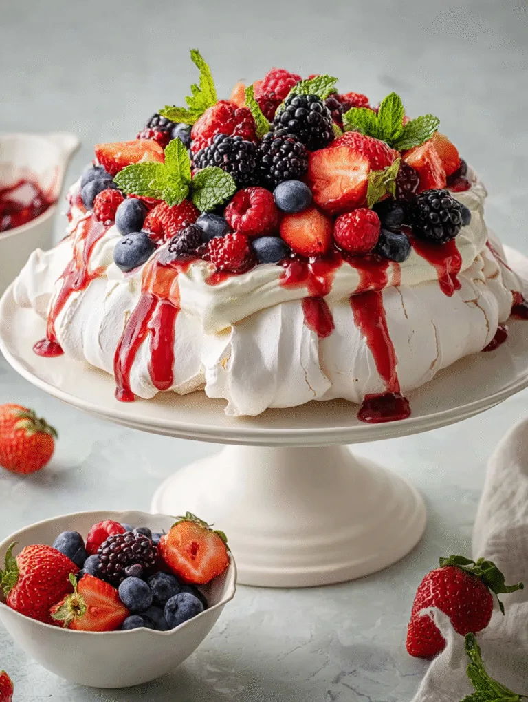 Christmas Pavlova Recipe