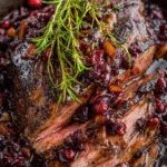 Cranberry Balsamic Roast Beef