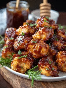 Easy Honey Barbecue Chicken Bites Recipe