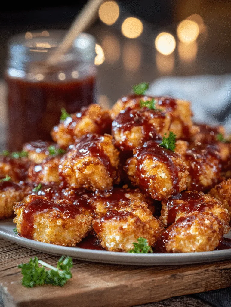 Easy Honey Barbecue Chicken Bites Recipe