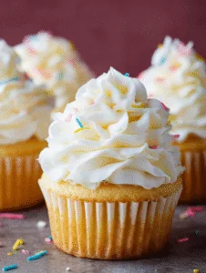 Fluffy Vanilla Cupcakes