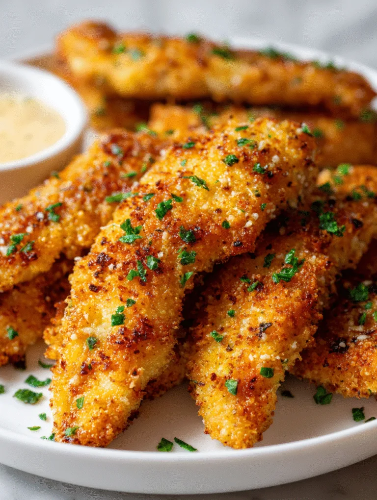 Garlic Parmesan Chicken Tenders Recipe