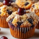 Moist Blueberry Muffins