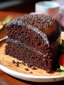 Moist Chocolate Cake 