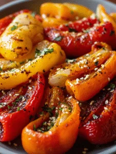 Oven Roasted Bell Peppers