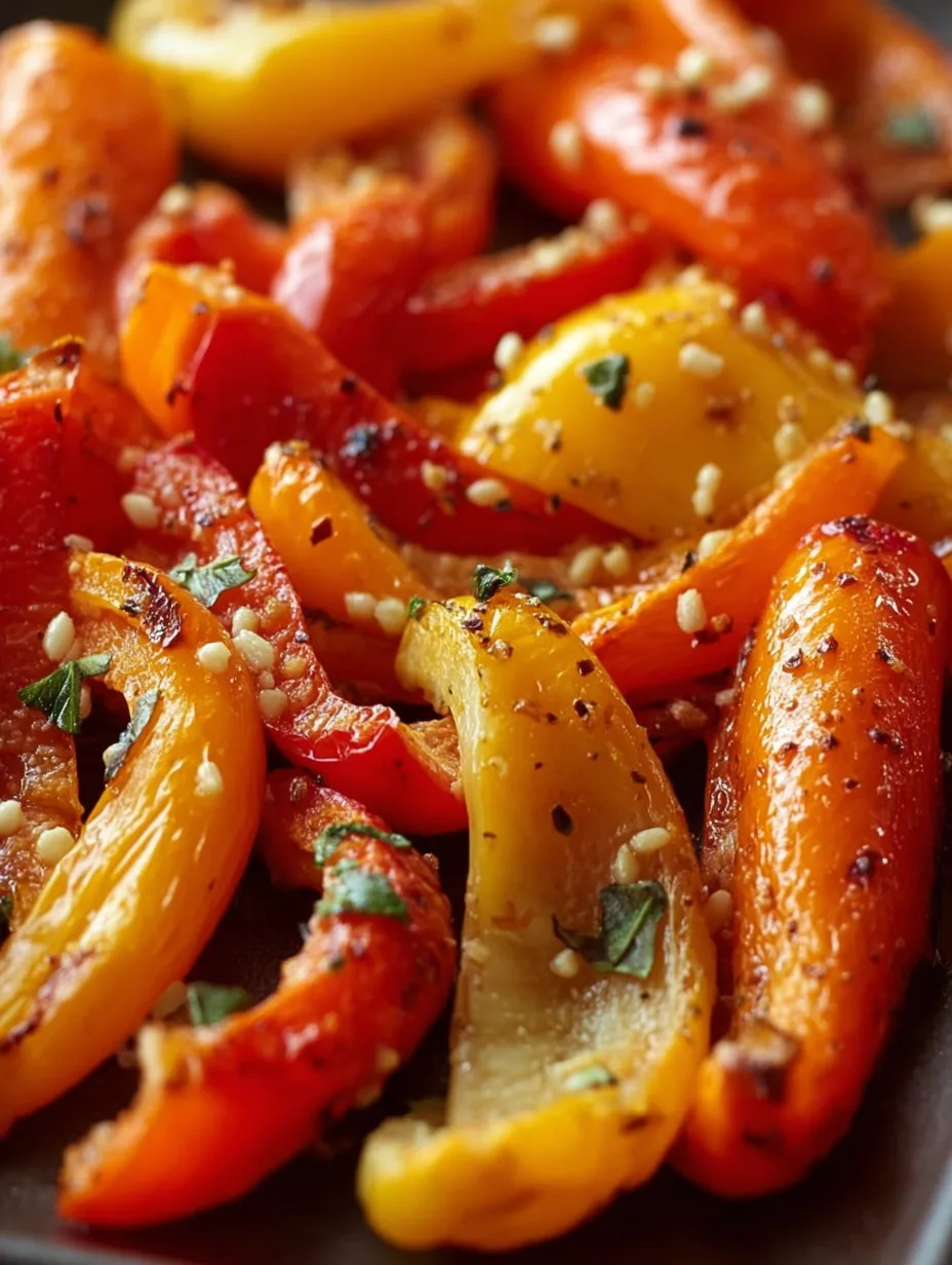 Oven Roasted Bell Peppers