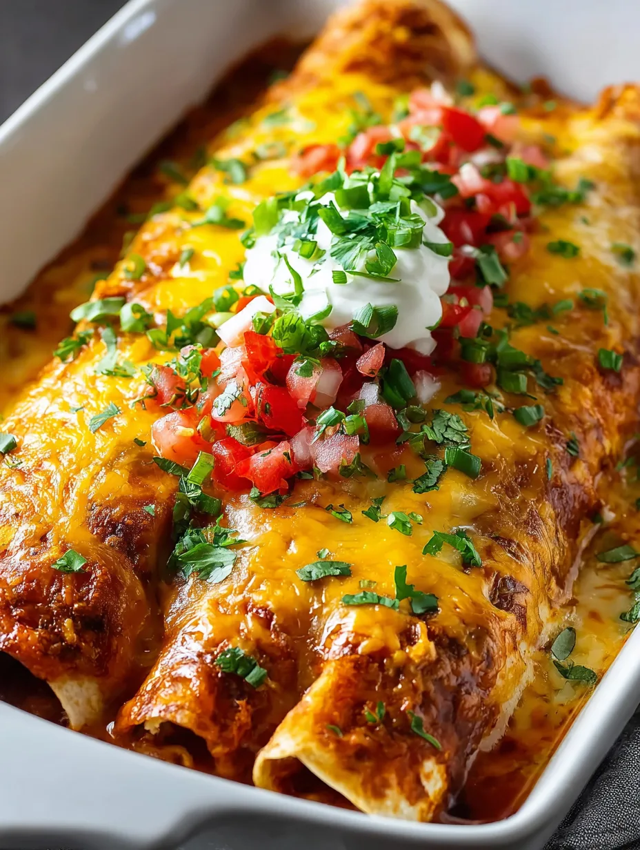 Quick and Easy Chicken Enchiladas Recipe