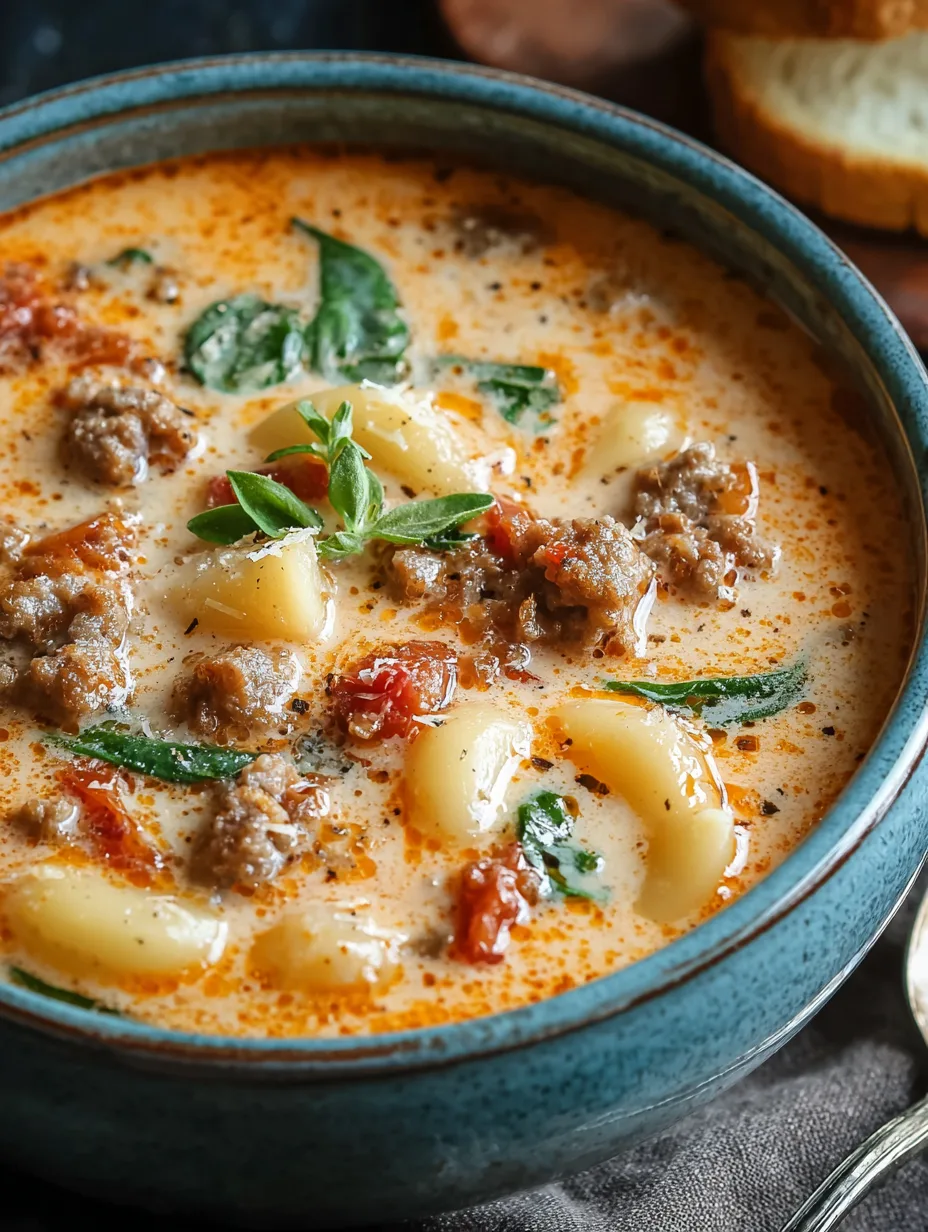 Savory Creamy Sausage Soup for a Cozy Dinner