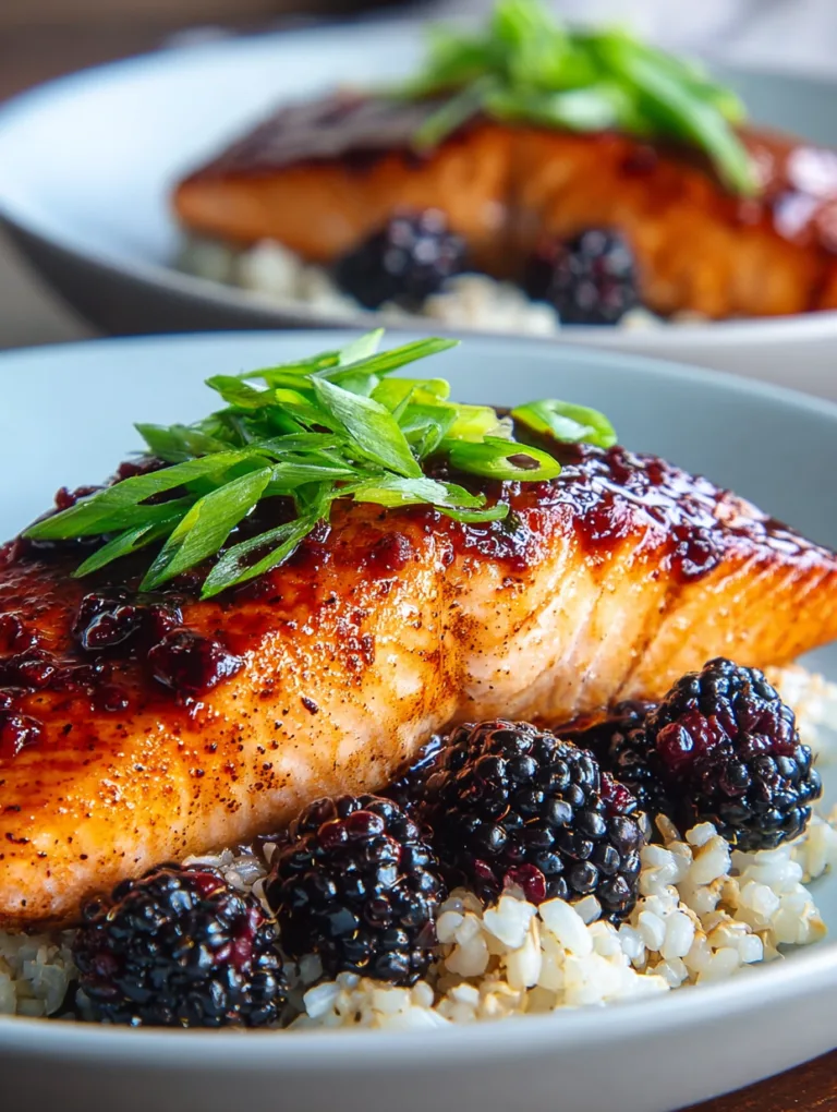 Blackberry-Chipotle Glazed Salmon Recipe