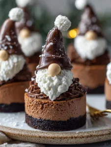 Chocolate Gnome Cheesecakes