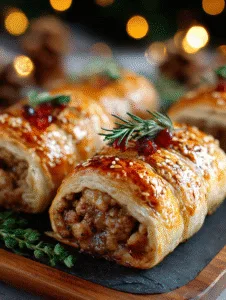 Christmas Sausage Rolls