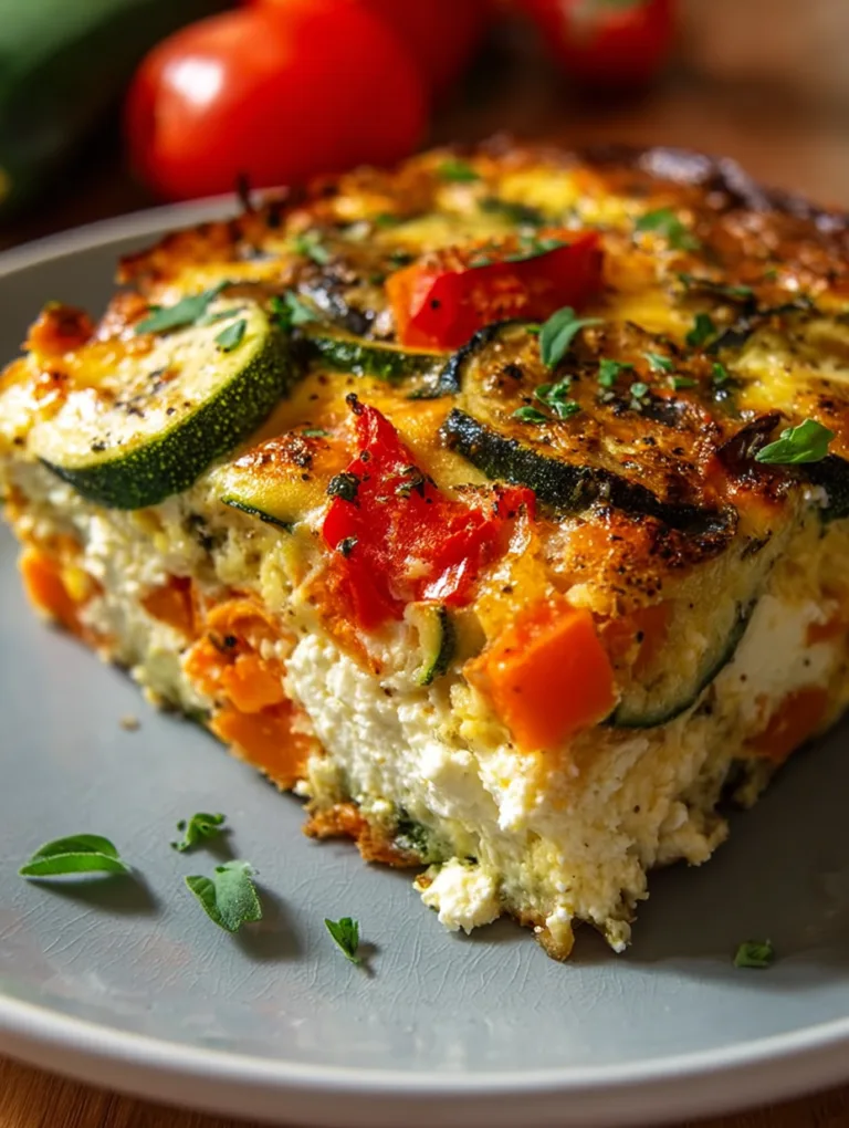 Cottage Cheese and Veggie Bake