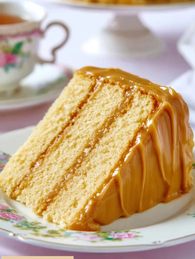 Creamy Caramel Cake