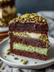 Dubai Chocolate Pistachio Cake