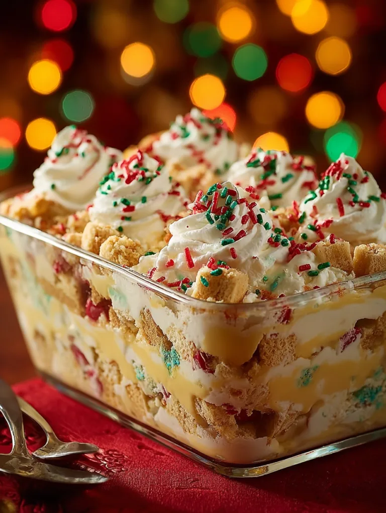 Easy Christmas Cookie Lasagna