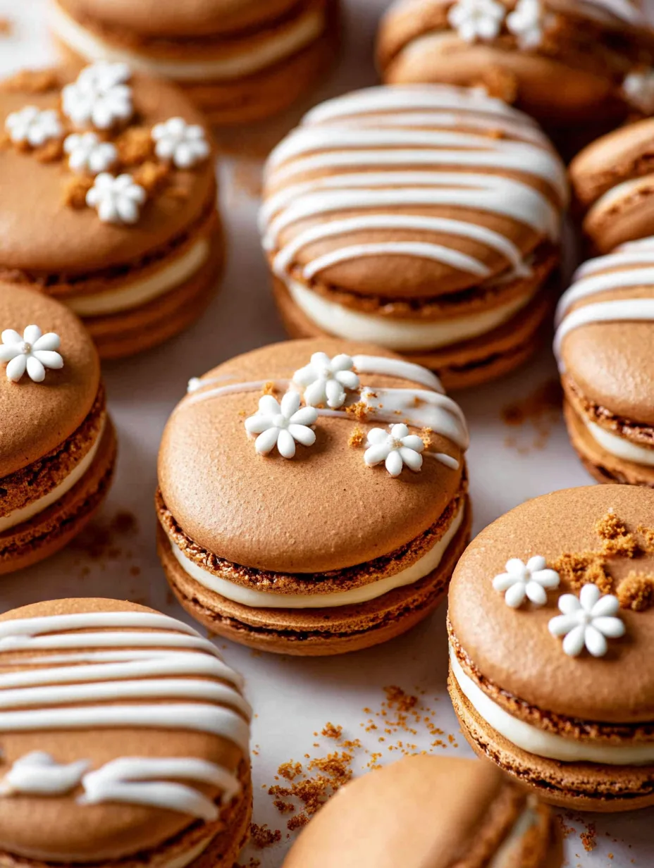 Gingerbread Macarons