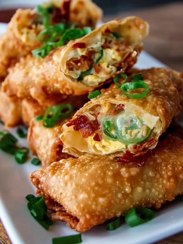 Jalapeno Popper Egg Rolls