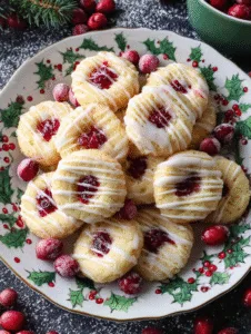 Lemon Cranberry Cookies