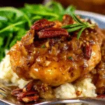 Maple Bourbon Pecan Chicken