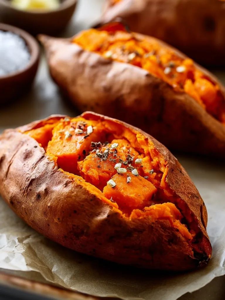 Perfect Baked Sweet Potatoes