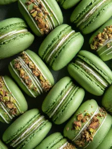 Pistachio Macarons