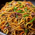 Savory Ground Beef Lo Mein Ready in 25 Minutes