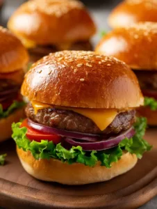 Soft, Sourdough Burger Buns