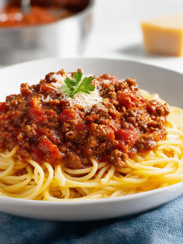 Spaghetti Bolognese