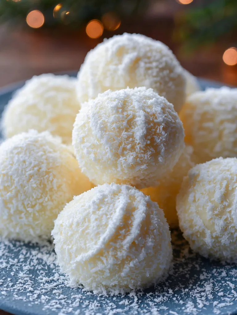 Sweetened Condensed Milk Snowballs