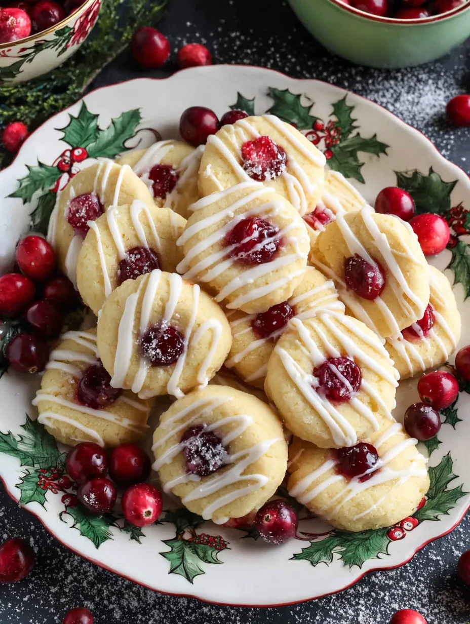 Lemon Cranberry Cookies