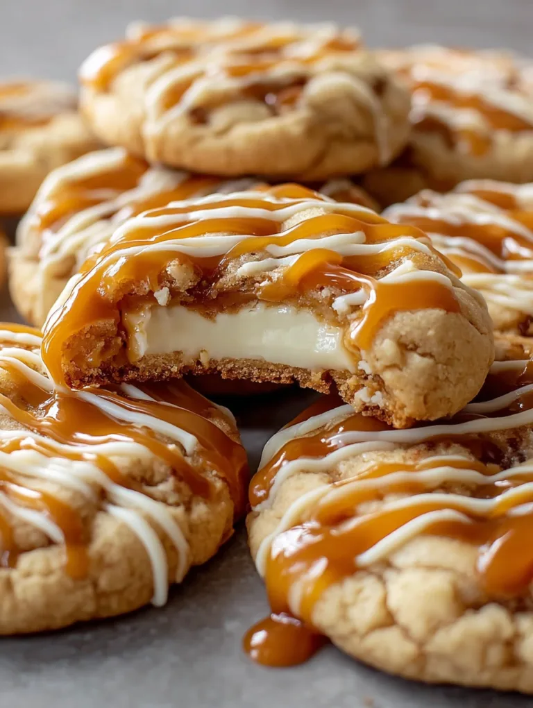 Caramel Cheesecake Cookies