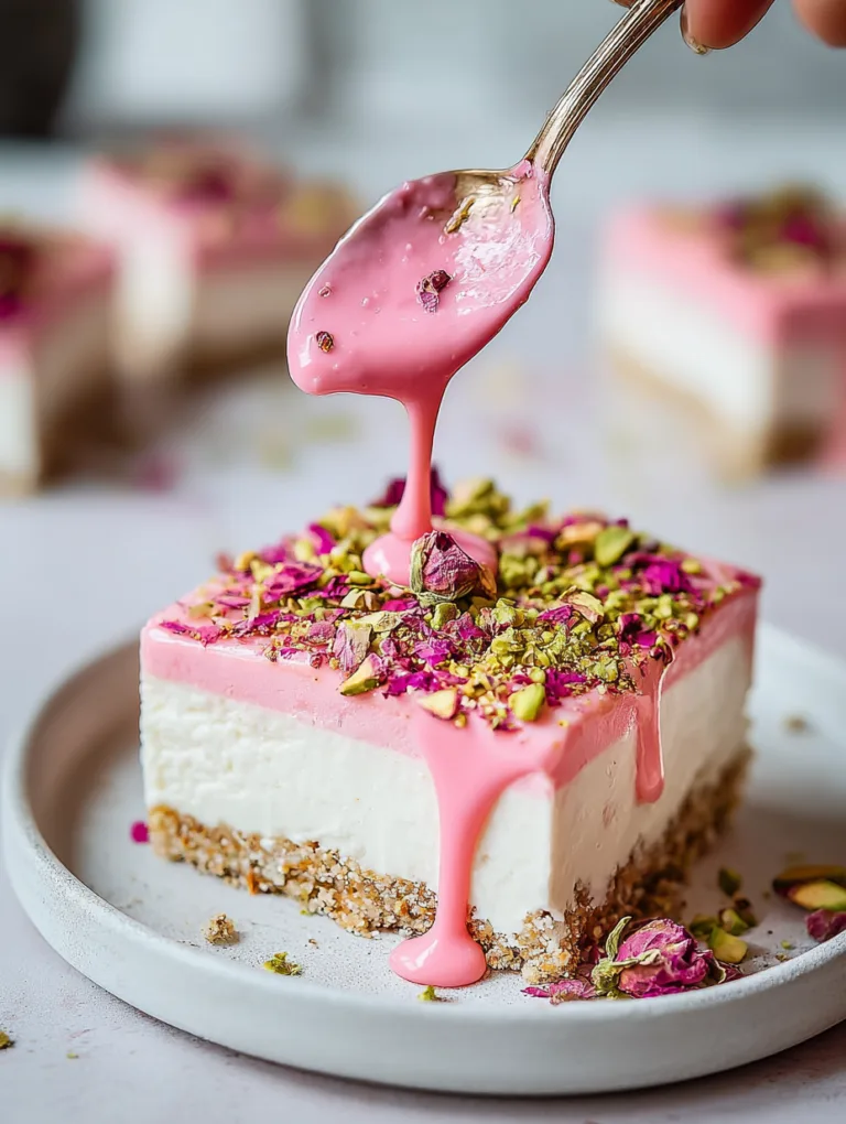 Irresistible Pistachio Rose Milk Cake Recipe