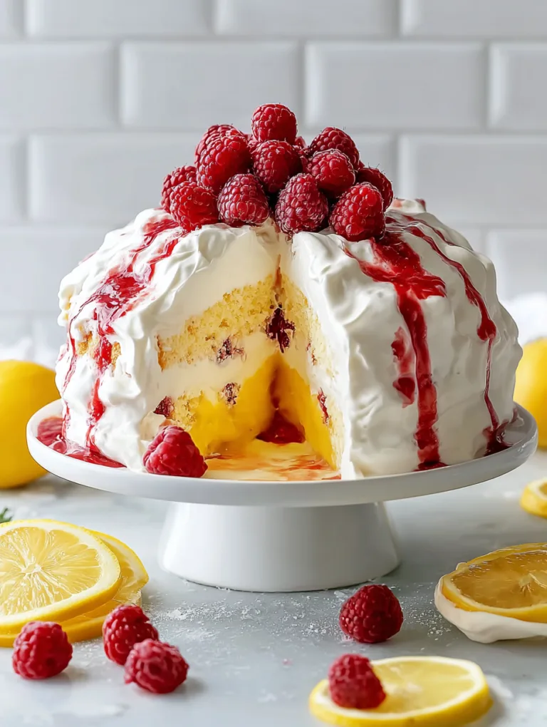Lemon Curd Bombe Alaska
