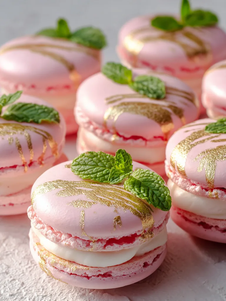 Peach Macarons Recipe