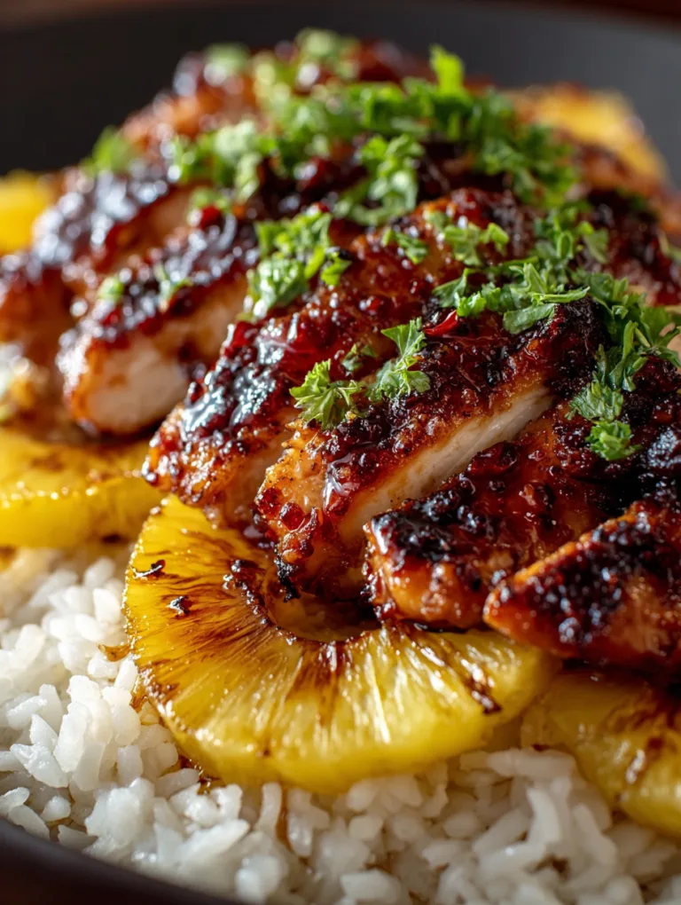 Pineapple Chicken and Rice Recipe