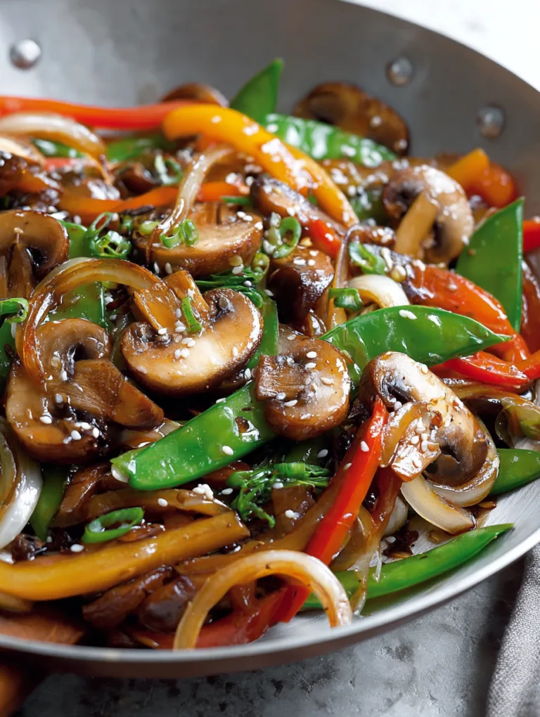 Wok Tossed Mushrooms & Veg in