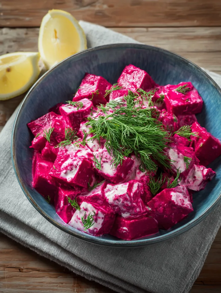 Beetroot Salad Dip With Greek Yogurt (Patzarosalata)