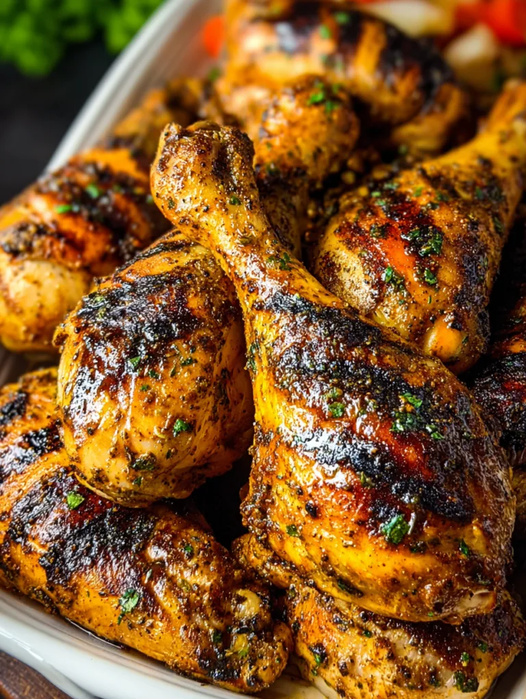 Cajun Spiced Grilled Chicken Drumsticks