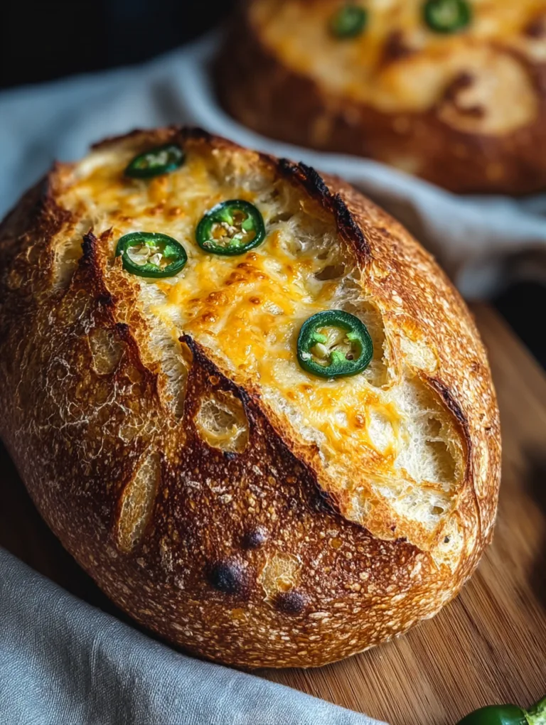 Cheddar Jalapeño Sourdough