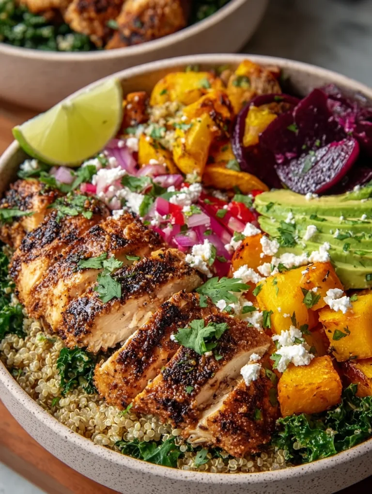 Chicken Quinoa Bowls – Healthy, Protein-Packed Meal Prep Recipe