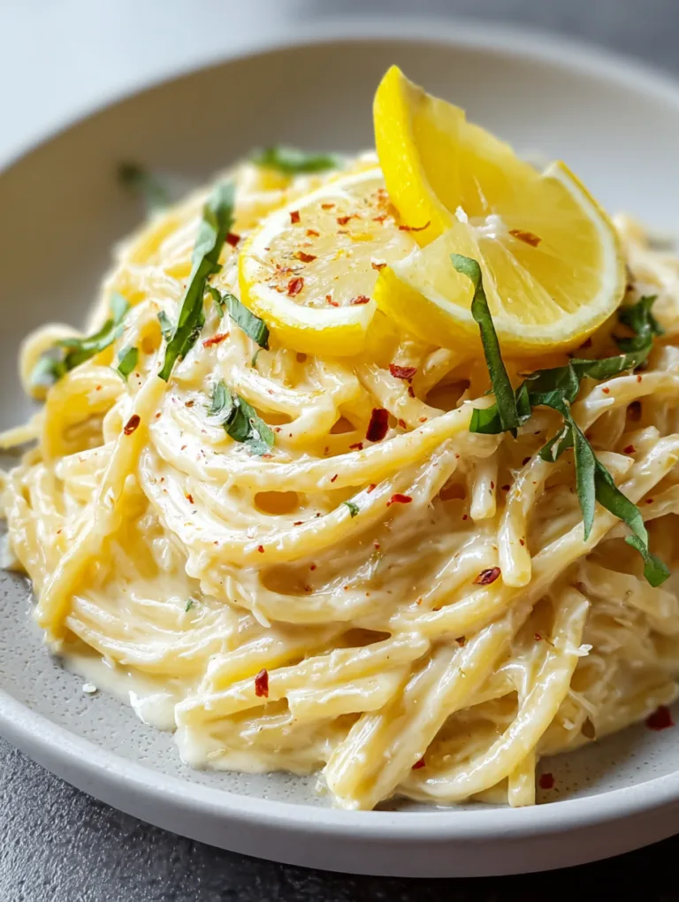 Creamy Lemon Pasta